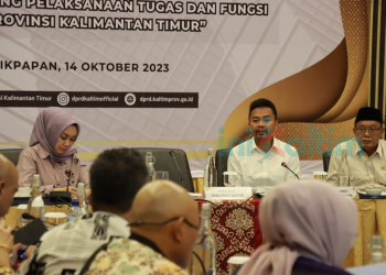 Anggota Komisi I DPRD Kaltim menggelar Rapat Kerja (Raker) bersama Sekretariat DPRD Kaltim