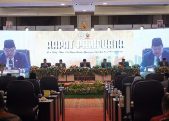 Rapat Paripurna yang digelar oleh DPRD Kota Balikpapan.