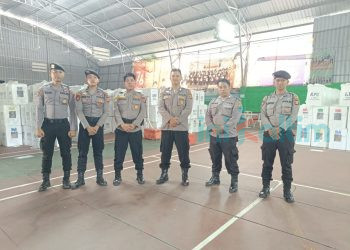 Polresta Balikpapan Amankan Penghitungan Suara dengan Melibatkan 212 Personil