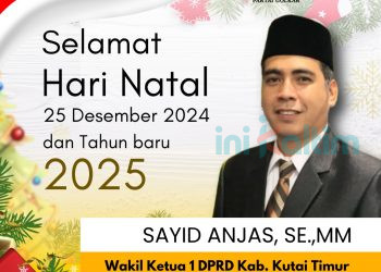Antusias, Wakil Ketua DPRD Kutim Ucapkan Selamat Natal 2024 dan Tahun Baru